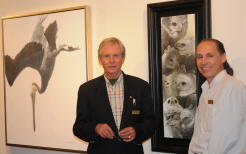 Robert Bateman and David Kitler during The Art of Conservation